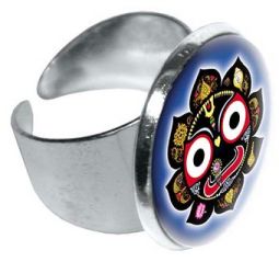 Luminous Ring Jagannath Lotus Black Wide